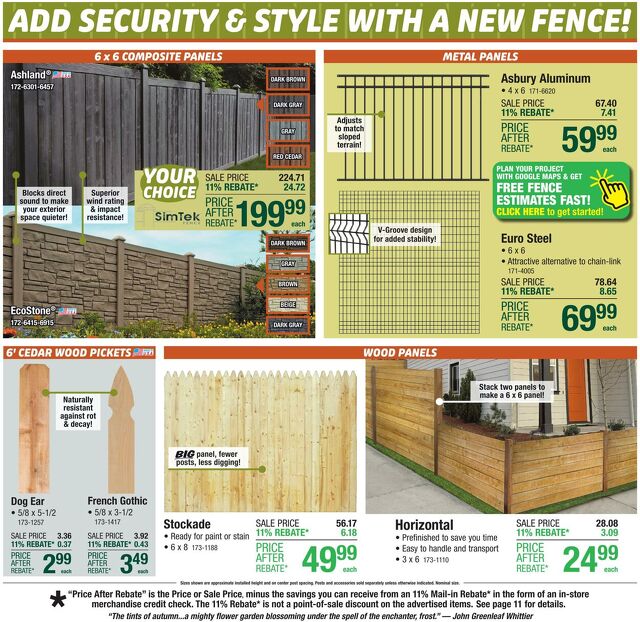 Catalogue Menards from 10/08/2025