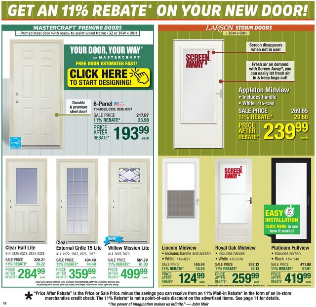 Catalogue Menards from 10/08/2025