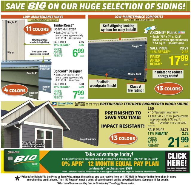 Catalogue Menards from 10/08/2025