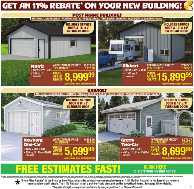 Catalogue Menards from 10/15/2025