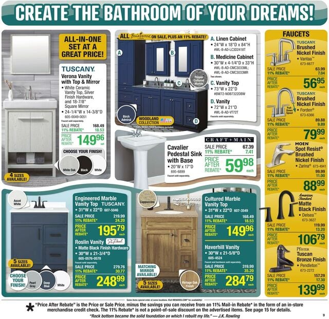 Catalogue Menards from 10/15/2025