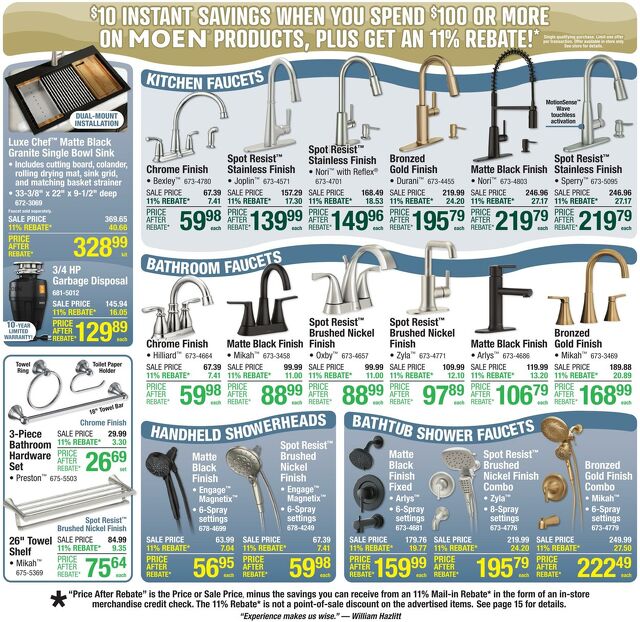 Catalogue Menards from 10/15/2025