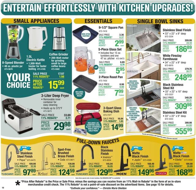 Catalogue Menards from 10/15/2025