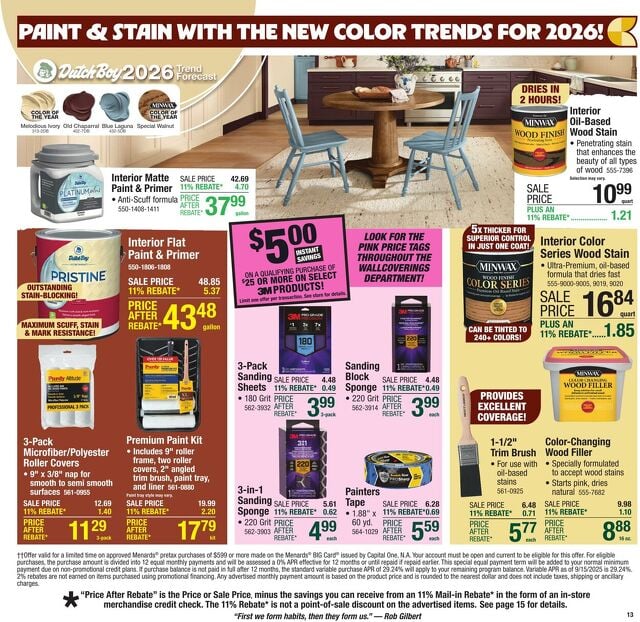 Catalogue Menards from 10/15/2025