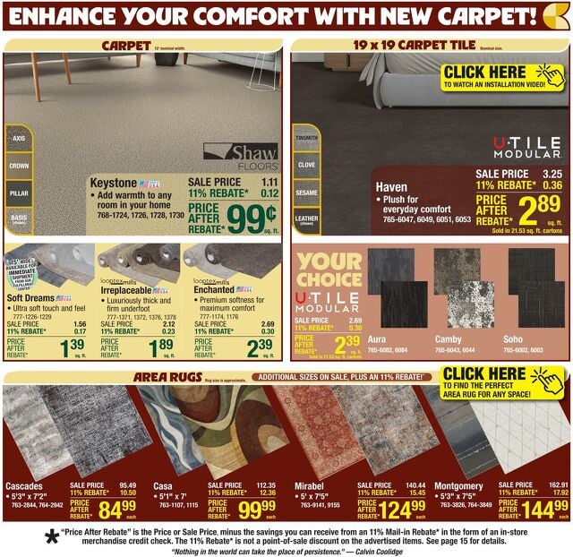 Catalogue Menards from 10/15/2025