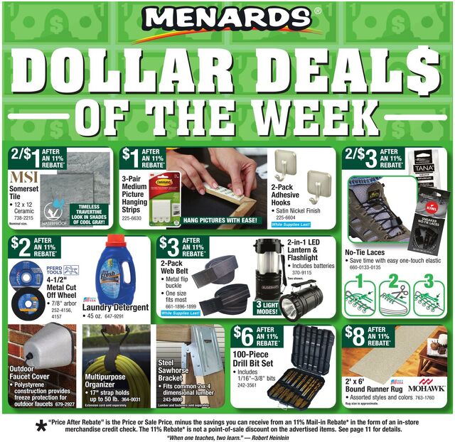 Catalogue Menards from 10/22/2025
