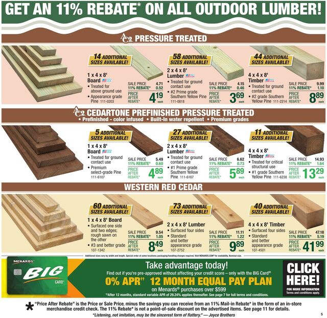 Catalogue Menards from 10/22/2025