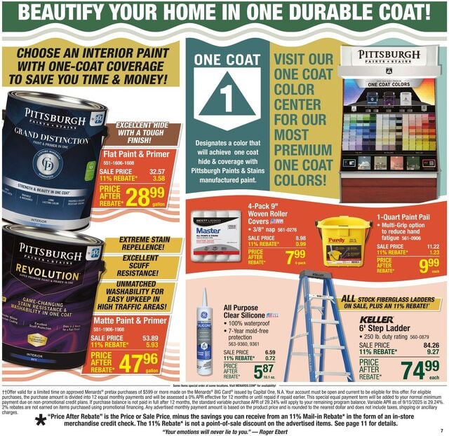 Catalogue Menards from 10/22/2025