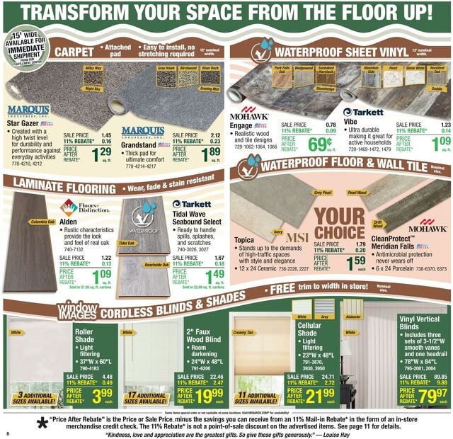 Catalogue Menards from 10/22/2025