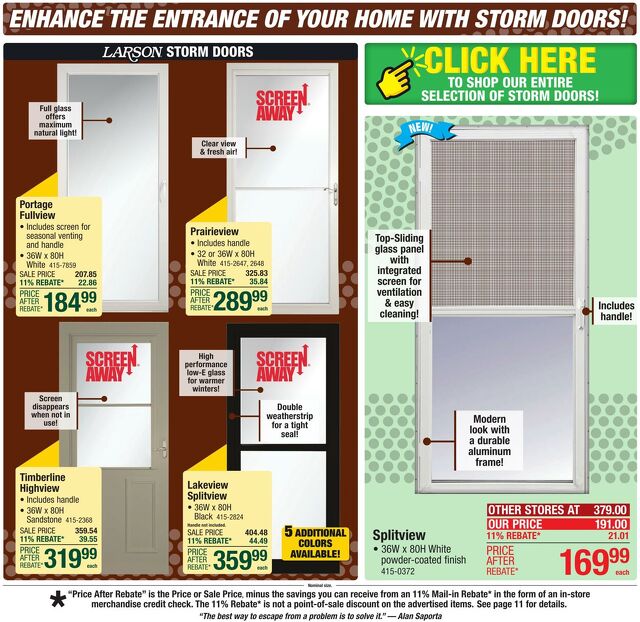 Catalogue Menards from 10/29/2025