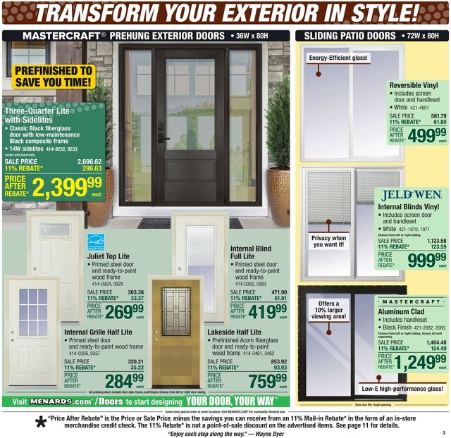 Catalogue Menards from 10/29/2025