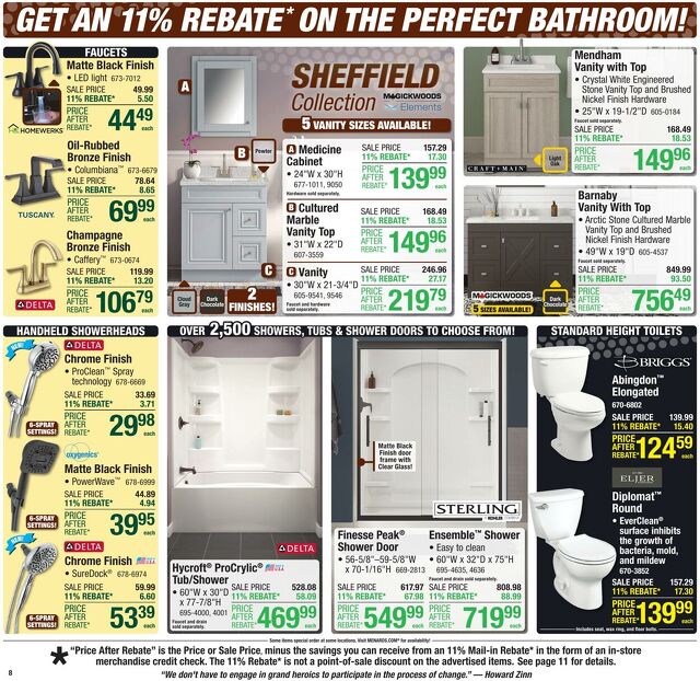 Catalogue Menards from 10/29/2025