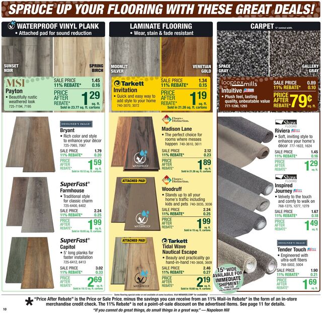 Catalogue Menards from 10/29/2025