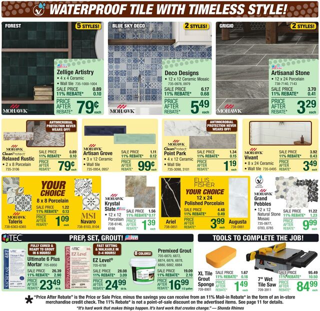 Catalogue Menards from 10/29/2025