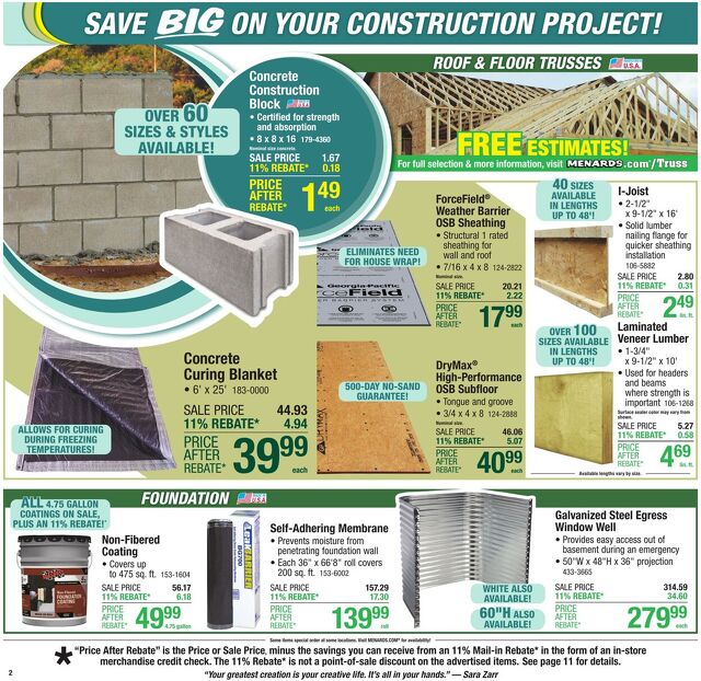 Catalogue Menards from 11/05/2025