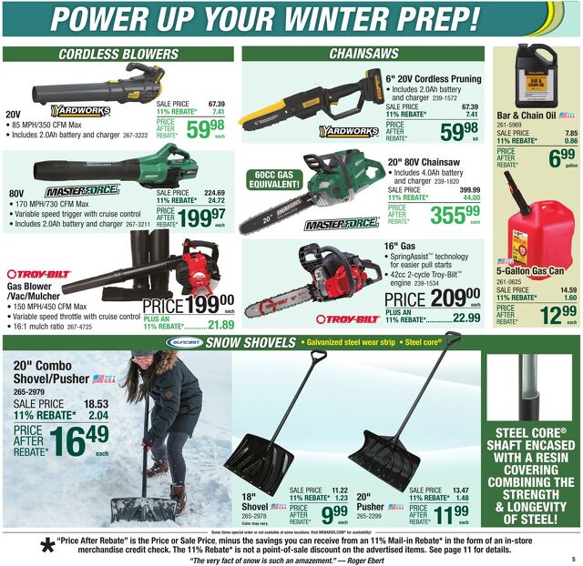 Catalogue Menards from 11/05/2025