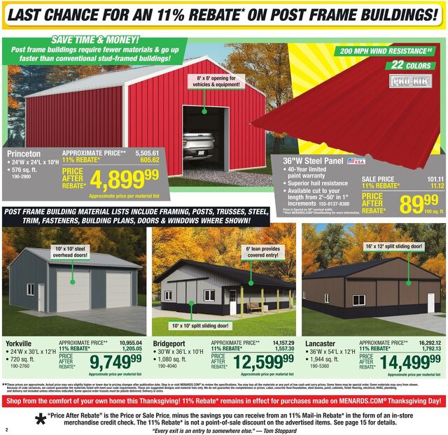 Catalogue Menards from 11/12/2025