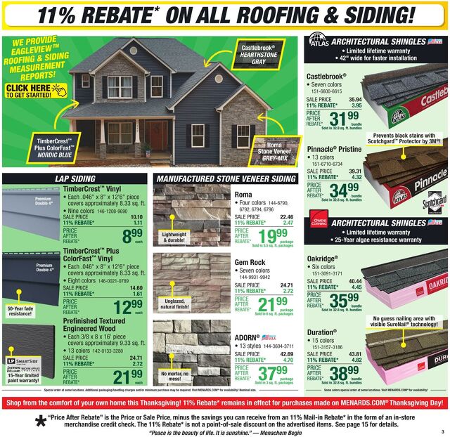 Catalogue Menards from 11/12/2025