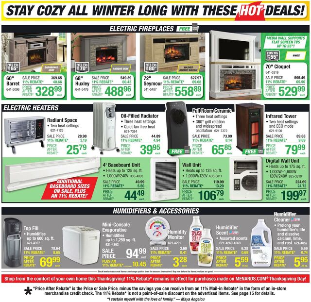 Catalogue Menards from 11/12/2025