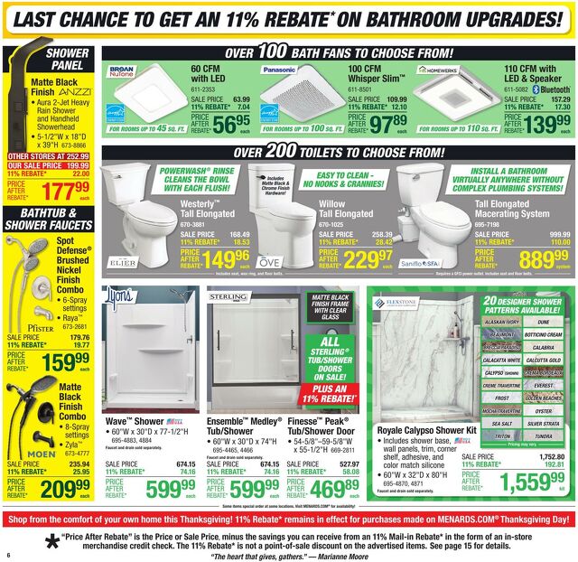 Catalogue Menards from 11/12/2025