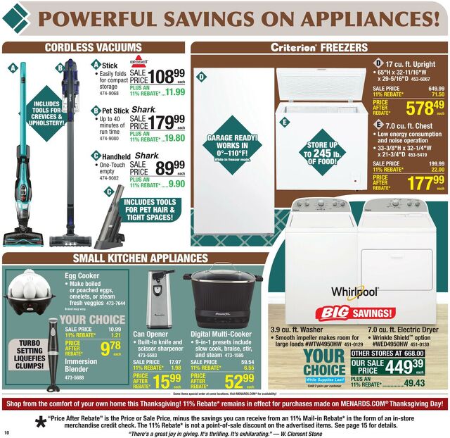 Catalogue Menards from 11/12/2025