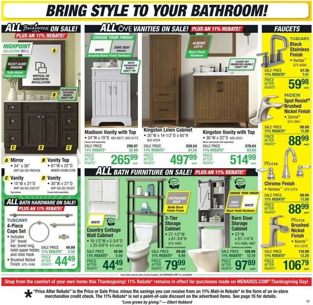 Catalogue Menards from 11/12/2025