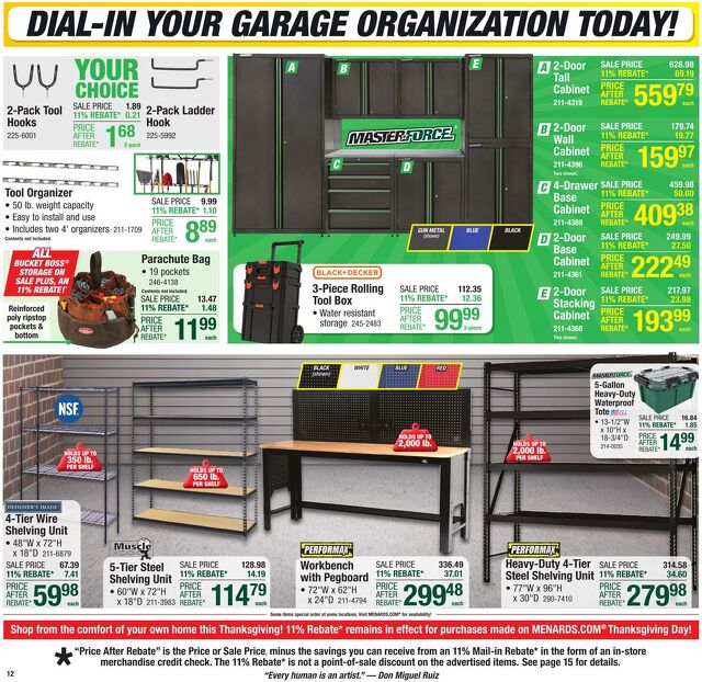 Catalogue Menards from 11/12/2025