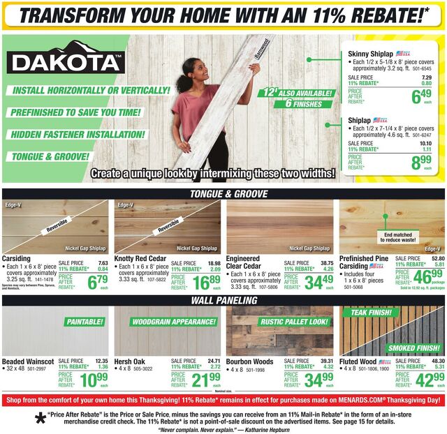 Catalogue Menards from 11/12/2025