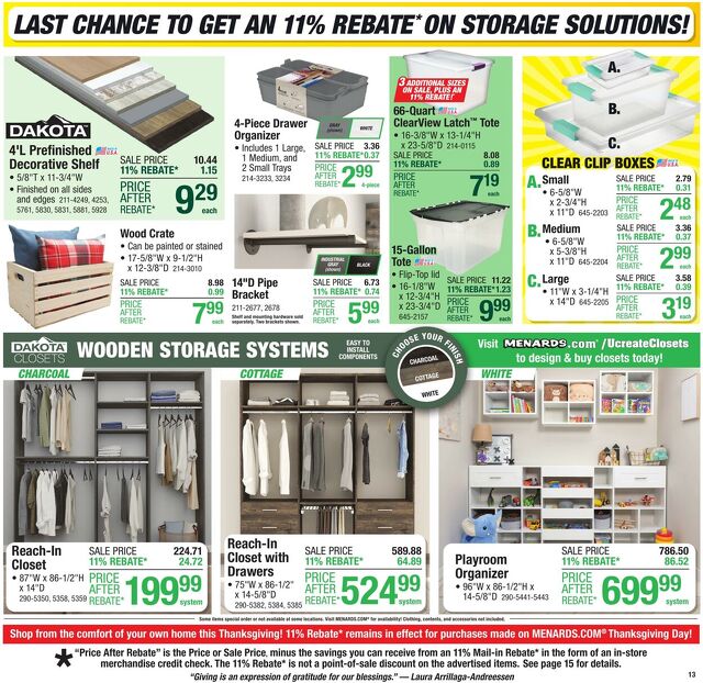 Catalogue Menards from 11/12/2025
