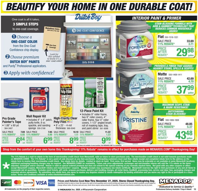 Catalogue Menards from 11/12/2025