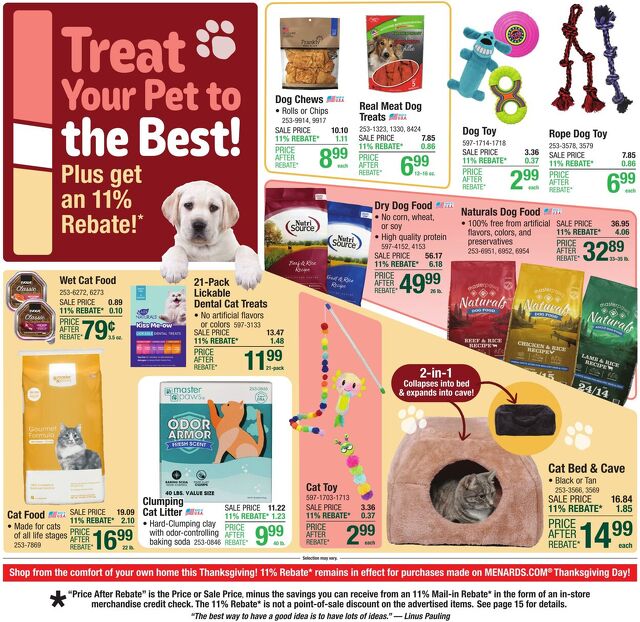 Catalogue Menards from 11/12/2025