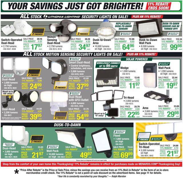 Catalogue Menards from 11/19/2025
