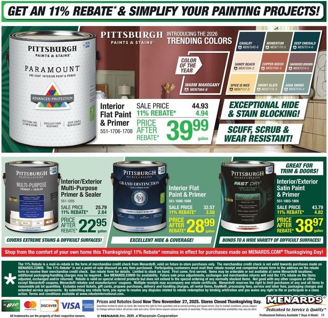 Catalogue Menards from 11/19/2025