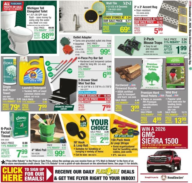 Catalogue Menards from 11/19/2025