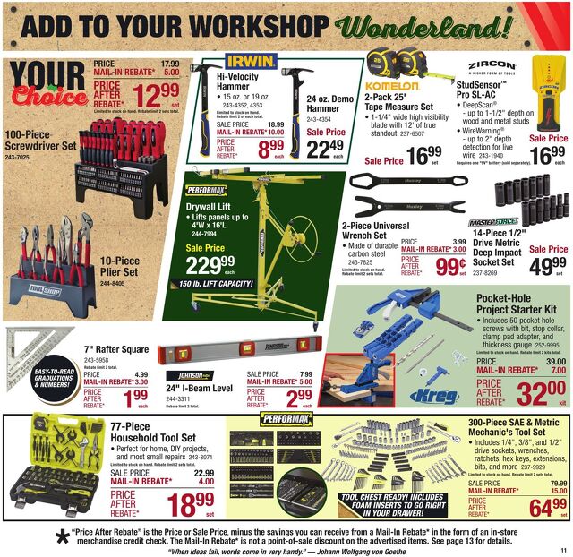Catalogue Menards from 11/29/2025