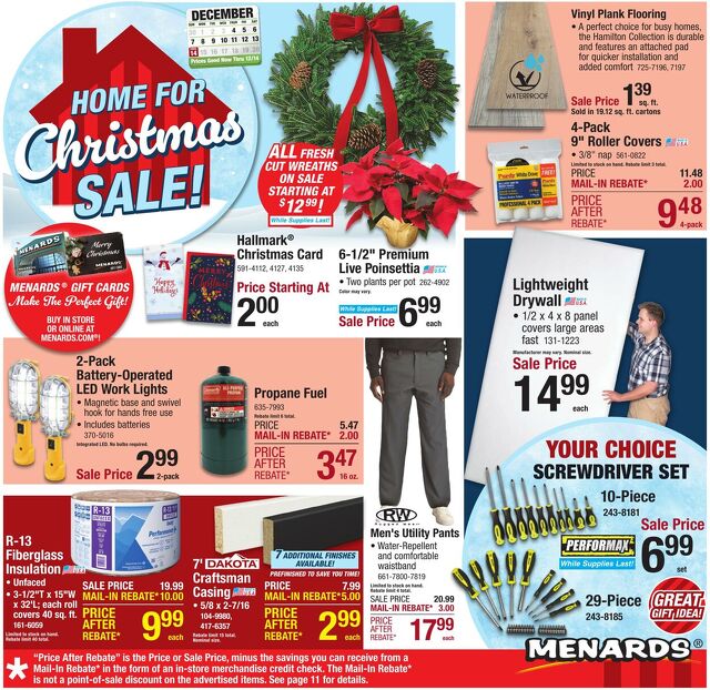 Catalogue Menards from 12/03/2025