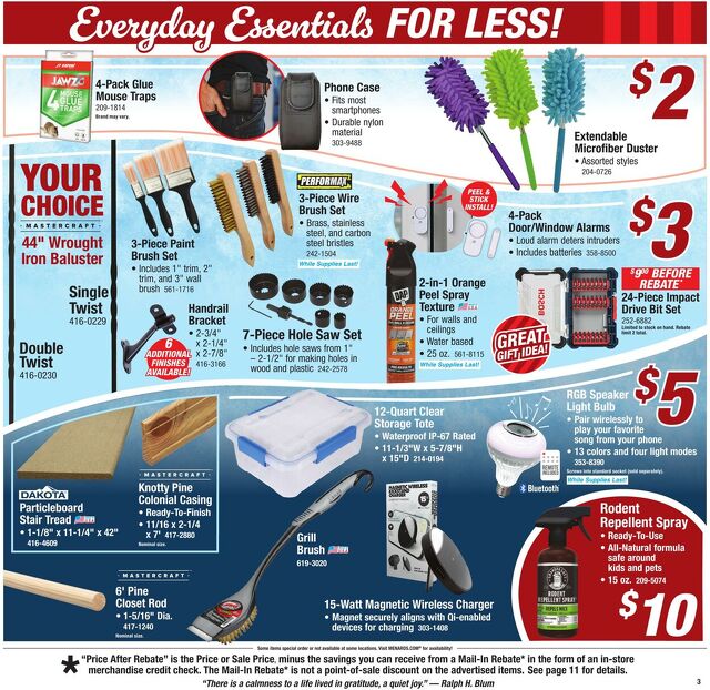 Catalogue Menards from 12/03/2025