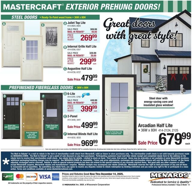Catalogue Menards from 12/03/2025