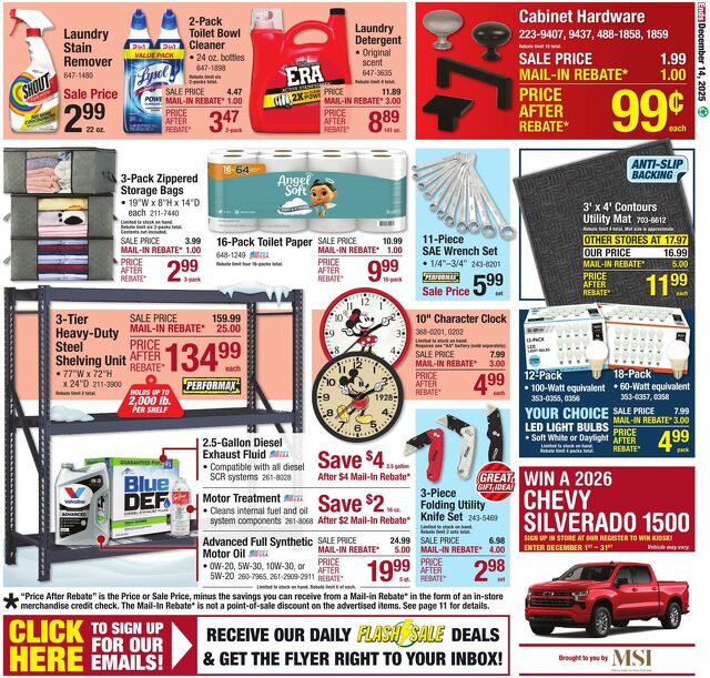 Catalogue Menards from 12/03/2025