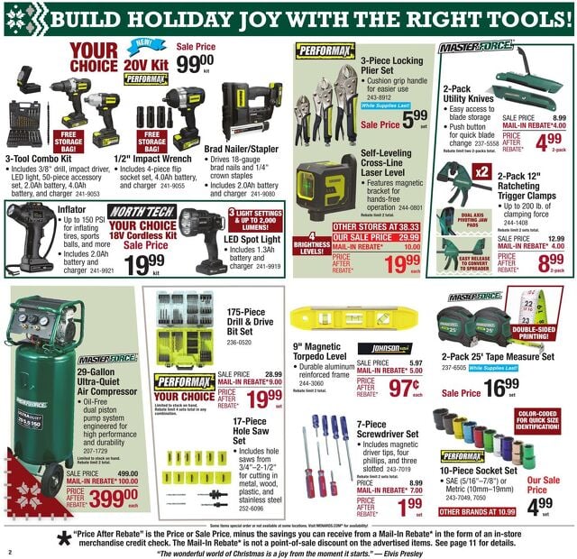 Catalogue Menards from 12/10/2025