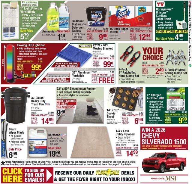 Catalogue Menards from 12/10/2025