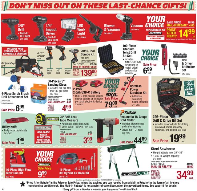 Catalogue Menards from 12/17/2025