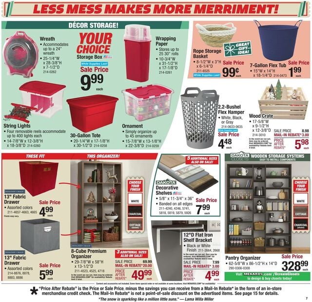 Catalogue Menards from 12/17/2025