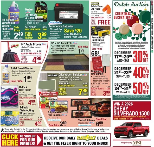 Catalogue Menards from 12/17/2025