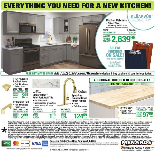 Catalogue Menards from 02/15/2026