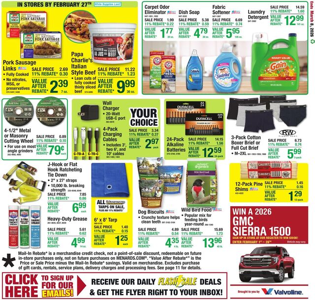 Catalogue Menards from 02/25/2026