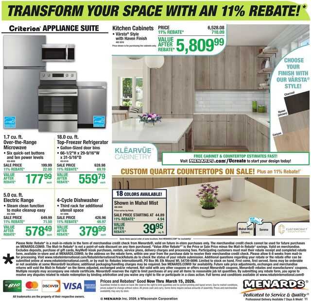 Catalogue Menards from 03/04/2026