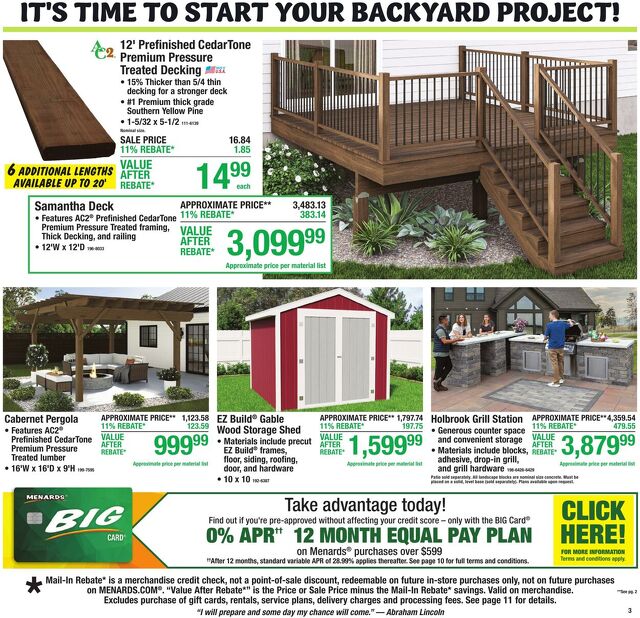 Catalogue Menards from 03/11/2026