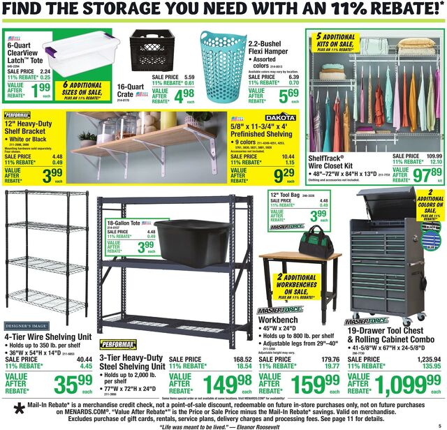 Catalogue Menards from 03/11/2026