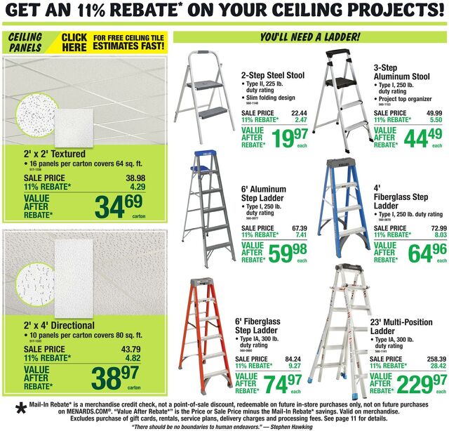 Catalogue Menards from 03/11/2026